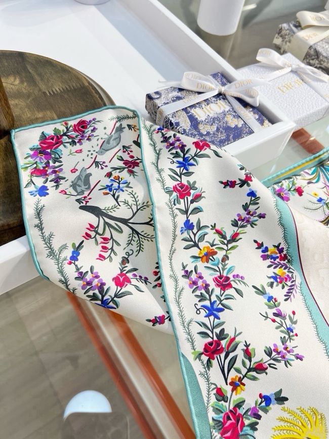 Dior 90 Square Scarf Silk Twill KY200-1