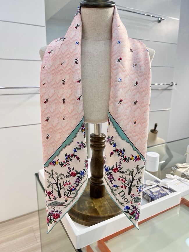 Dior 90 Square Scarf Silk Twill KY200-2