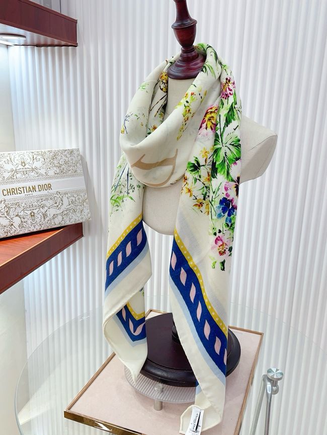 Dior Shawl Wool Silk and Cotton KY203-2