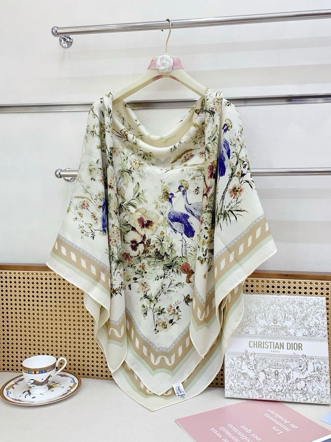 Dior Shawl Wool Silk and Cotton KY203-3
