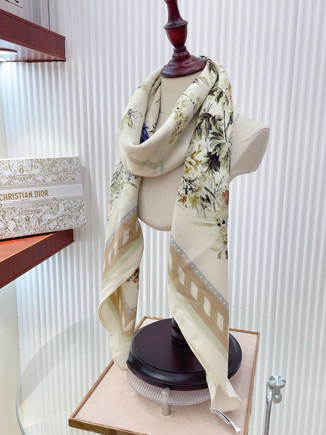 Dior Shawl Wool Silk and Cotton KY203-3