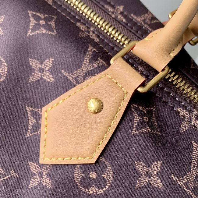 Louis Vuitton Speedy 30 Bandouliere Louis Vuitton Silk Tech M2A454 brown