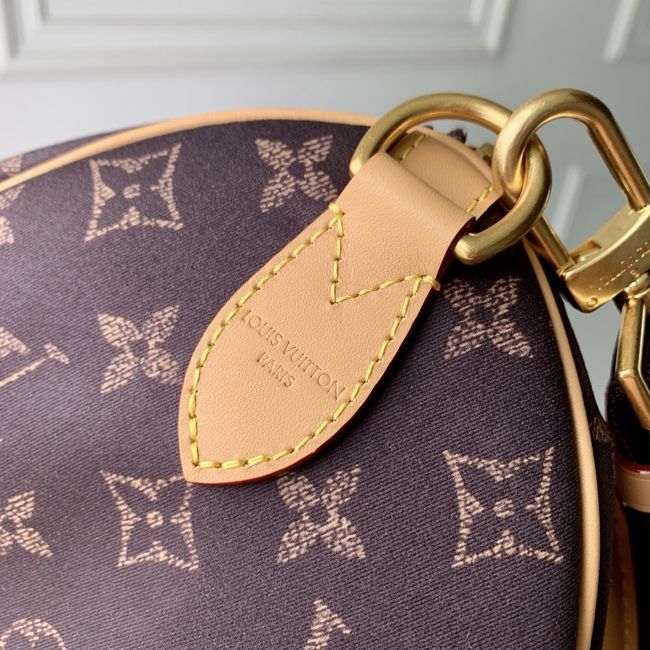 Louis Vuitton Speedy 30 Bandouliere Louis Vuitton Silk Tech M2A454 brown