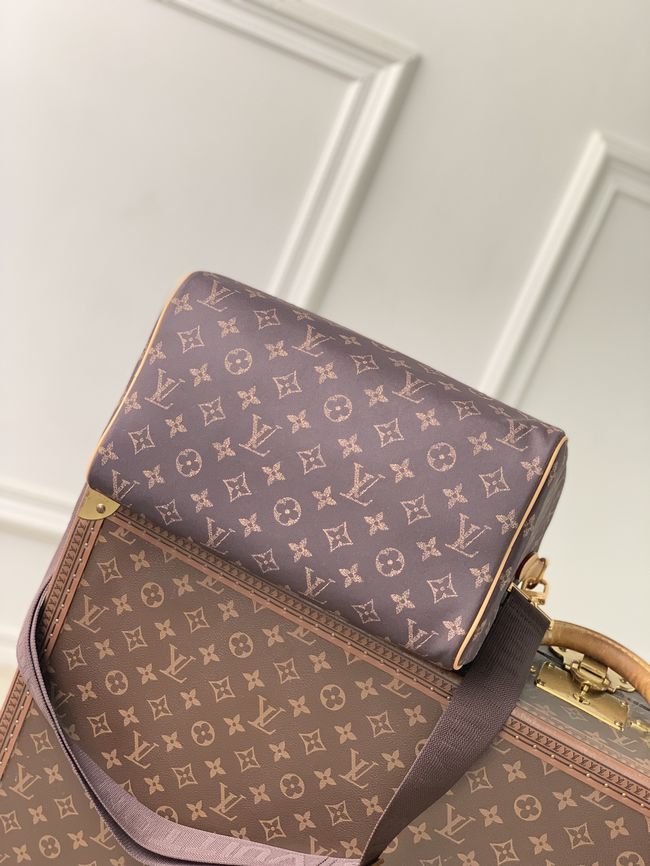 Louis Vuitton Speedy 30 Bandouliere Louis Vuitton Silk Tech M2A454 brown