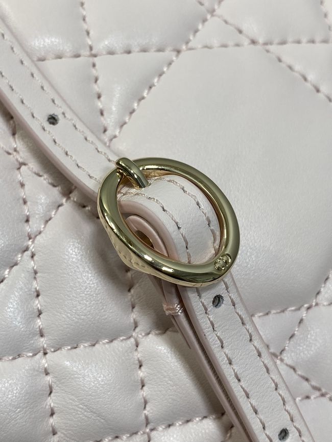 Dior Adiorable Top Handle Mini Bag Macrocannage Lambskin S1713OGY Ballet Pink