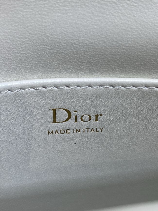 Dior Adiorable Top Handle Mini Bag Macrocannage Lambskin S1713OGY Latte