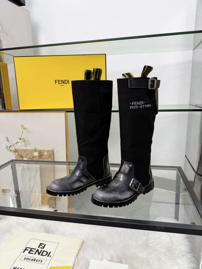 FENDI Commando leather boots 8T9048-4