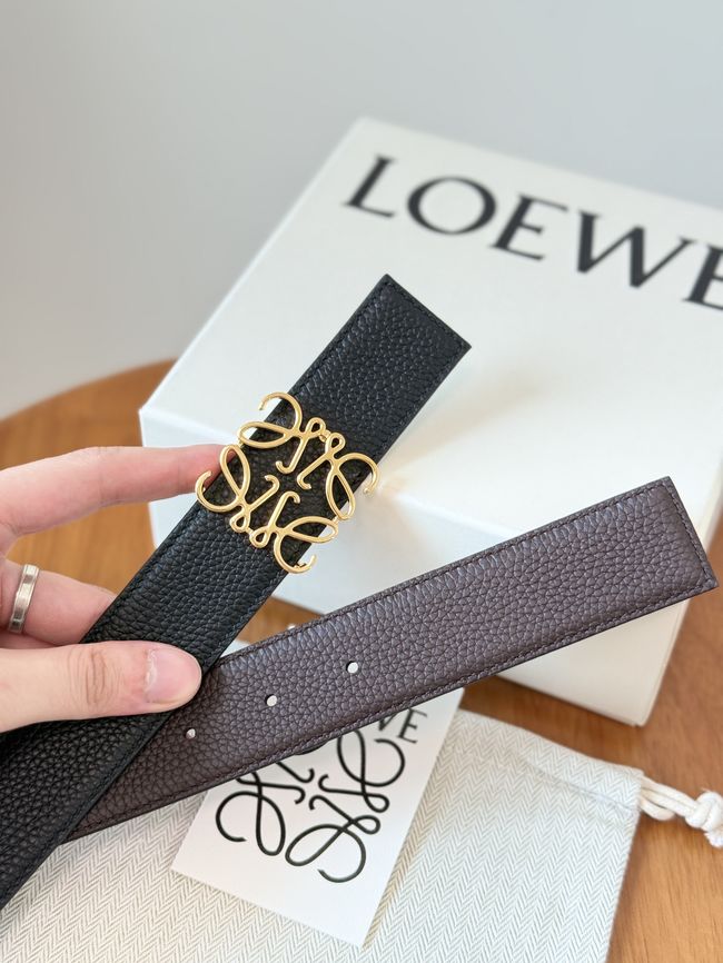 Loewe Cowhide Double-Sided Anagram Belt 35MM 26X03-1 Loewe Cowhide Double-Sided Anagram Belt 35MM 26X03-1