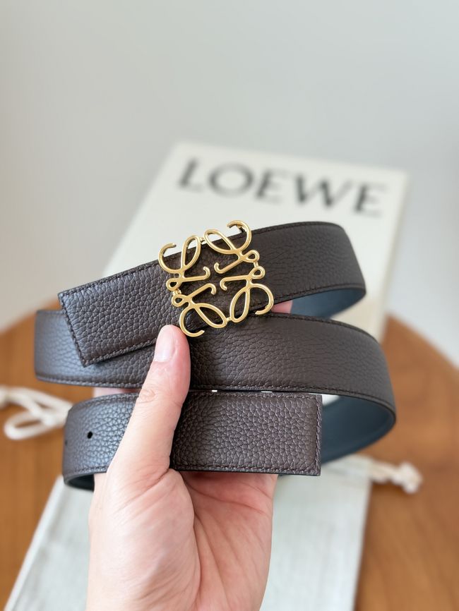 Loewe Cowhide Double-Sided Anagram Belt 35MM 26X03-1 Loewe Cowhide Double-Sided Anagram Belt 35MM 26X03-1