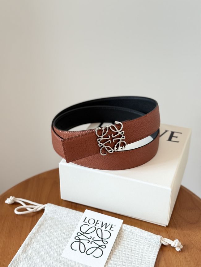 Loewe Cowhide Double-Sided Anagram Belt 35MM 26X03-4