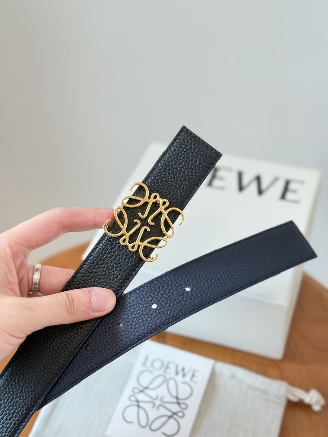 Loewe Cowhide Double-Sided Anagram Belt 35MM 26X03-7