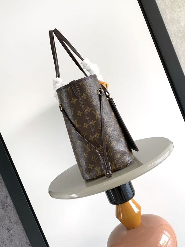 Louis Vuitton Reversible Neverfull Bandouliere Inside Out MM M12707 brown