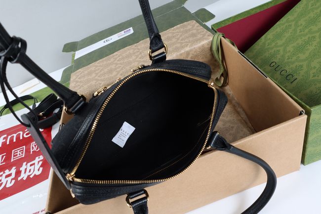 Gucci Borsetto medium boston bag 866732 black