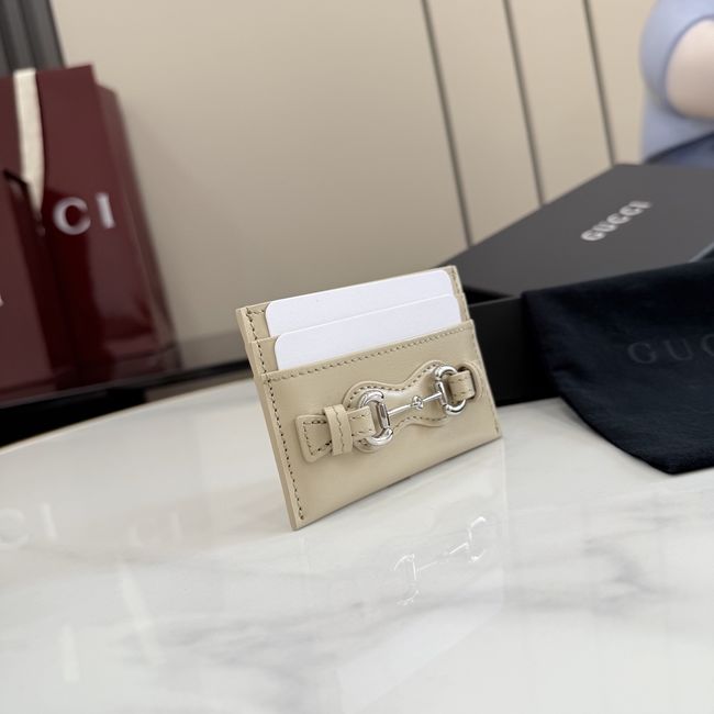 Gucci Card case with Horsebit A006YR Apricot