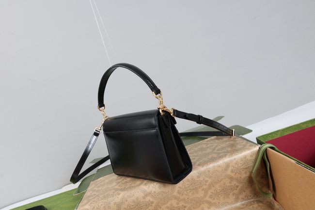 Gucci Horsebit Duomo small top handle bag A006O9 black