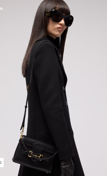 Gucci Horsebit Duomo small top handle bag A006O9 black