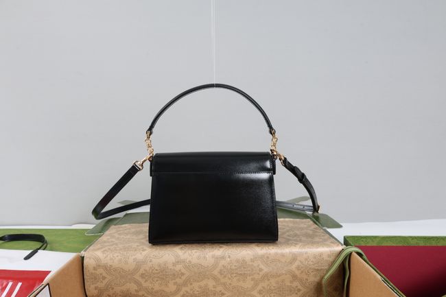 Gucci Horsebit Duomo small top handle bag A006O9 black
