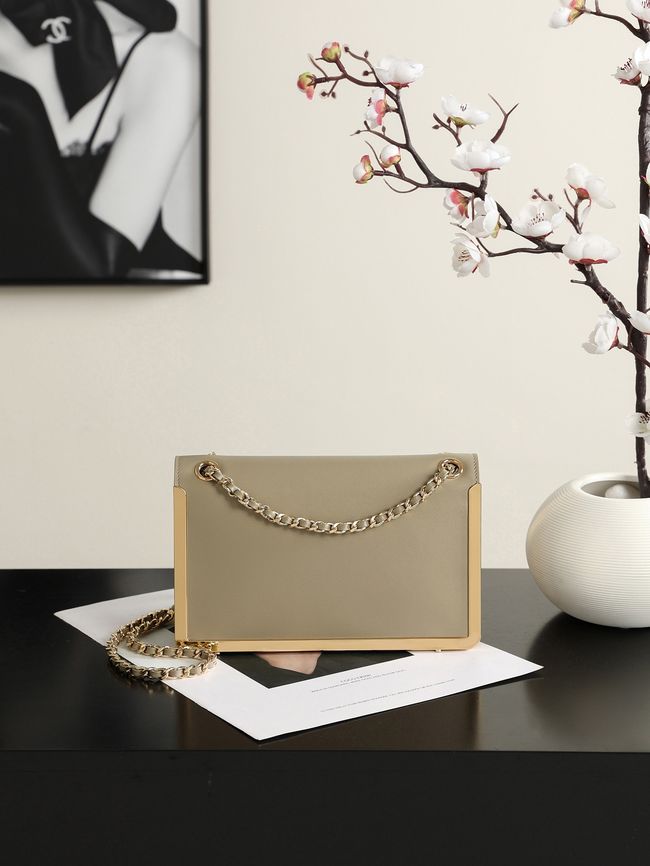 Chanel Mini Flap Bag AS6533 Dark Beige