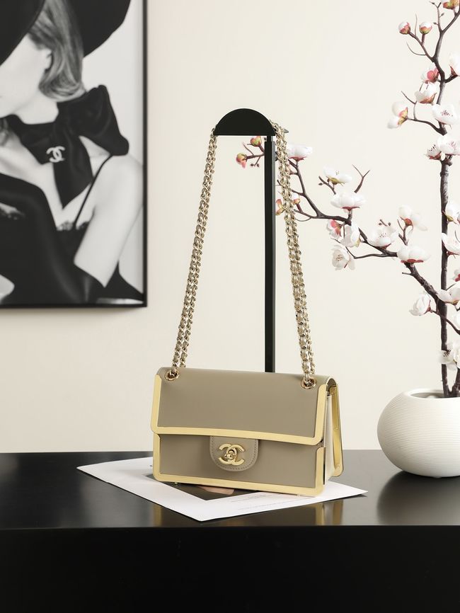 Chanel Mini Flap Bag AS6533 Dark Beige
