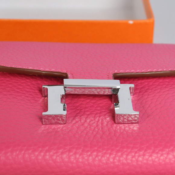 Hermes Constance Wallets Togo Leather A608 Peach