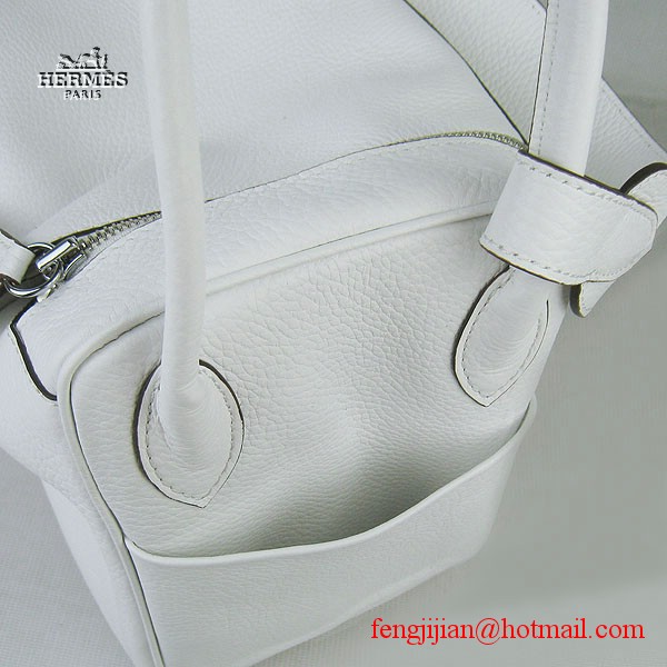 Hermes Women Shoulder Bag White 6208