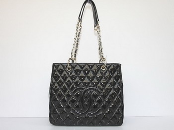 Chanel Quilted CC Tote Bag 35626 Black