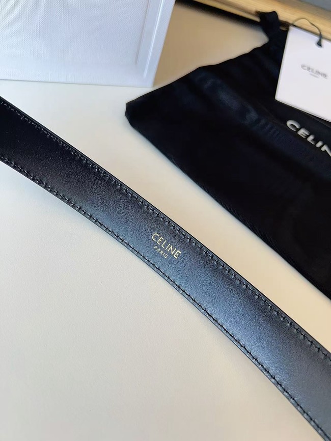 Celine Thin Plate Belt IN 25MM Taurillon Leather B10673-2