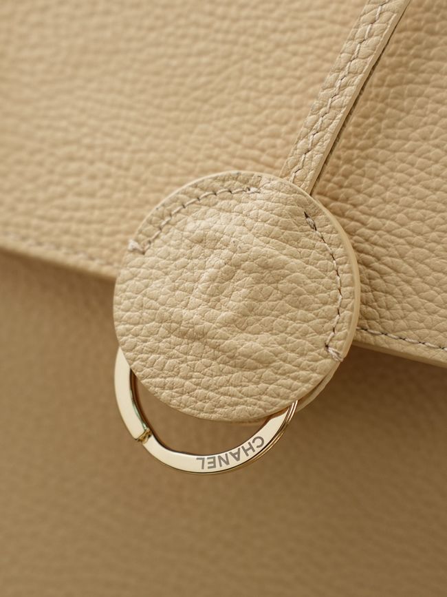 Chanel 26S Grained Calfskin Shopping Bag AS6289 Dark Beige