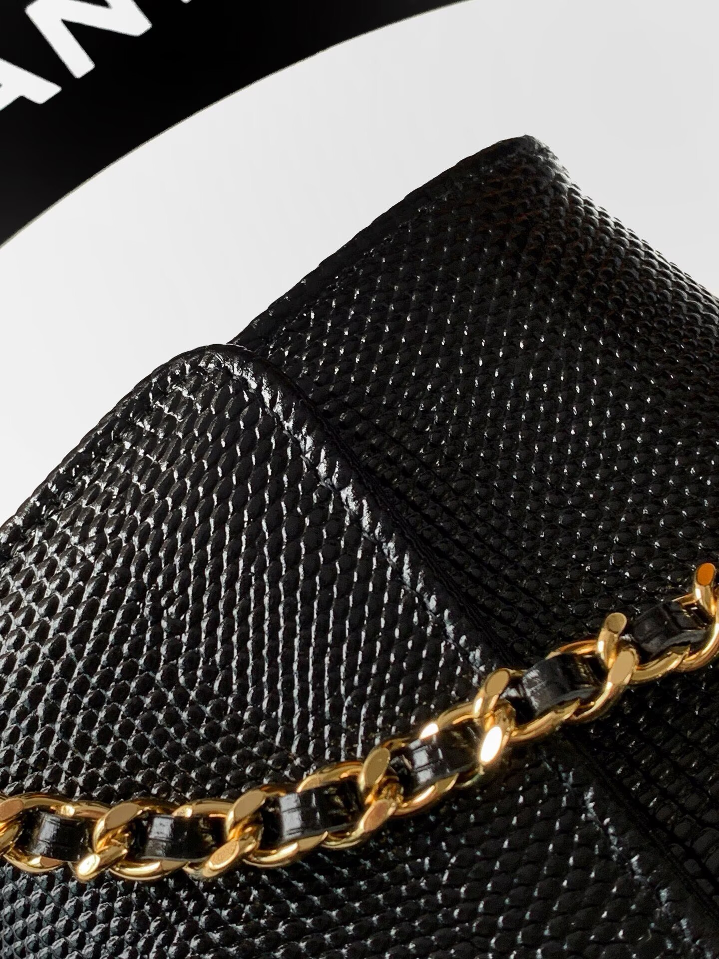 Chanel 26A Original Leather CC Handbag A6430 Black