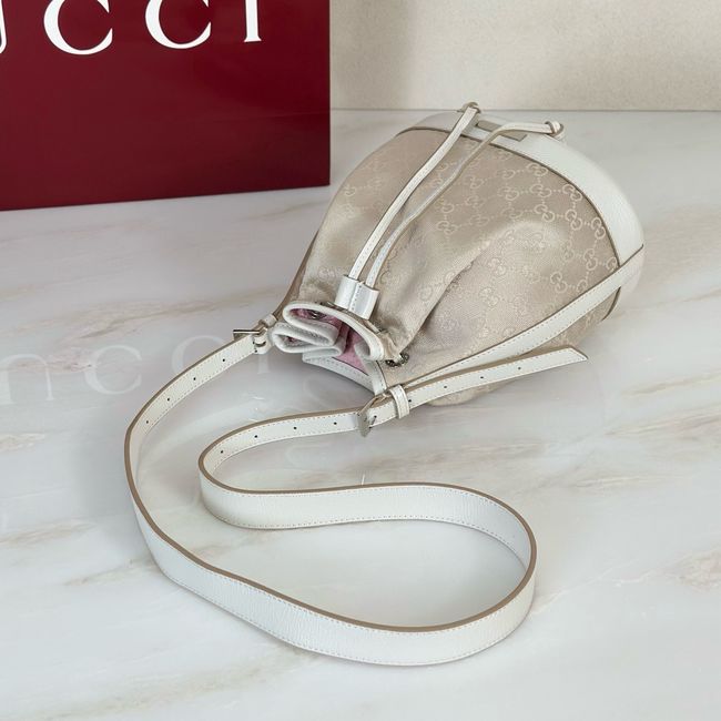 Gucci Venice small bucket bag 875237 white