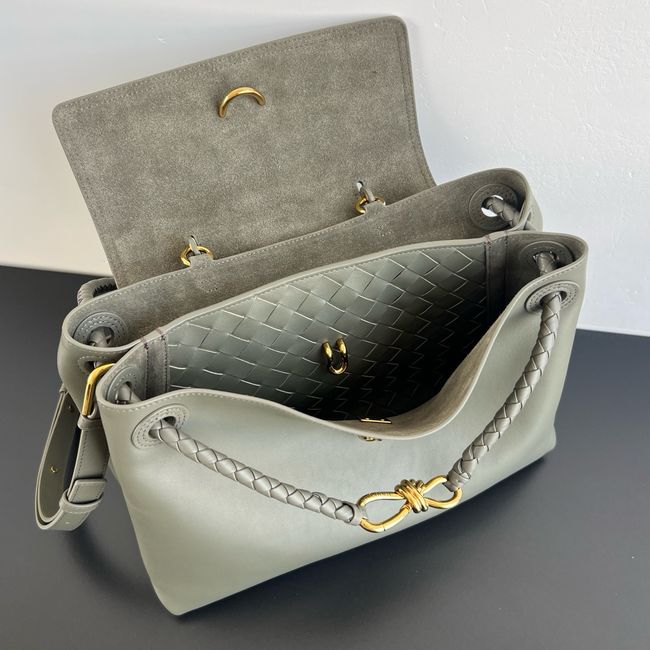 Bottega Veneta Small Andiamo P5678 gray Bottega Veneta Small Andiamo P5678 gray