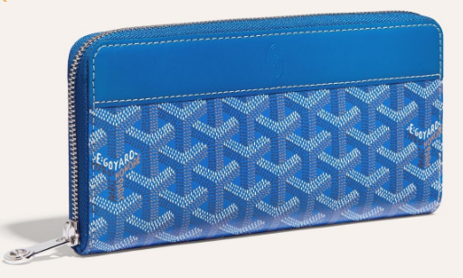 Goyard MATIGNON zip Wallet CL50P blue Goyard MATIGNON zip Wallet CL50P blue