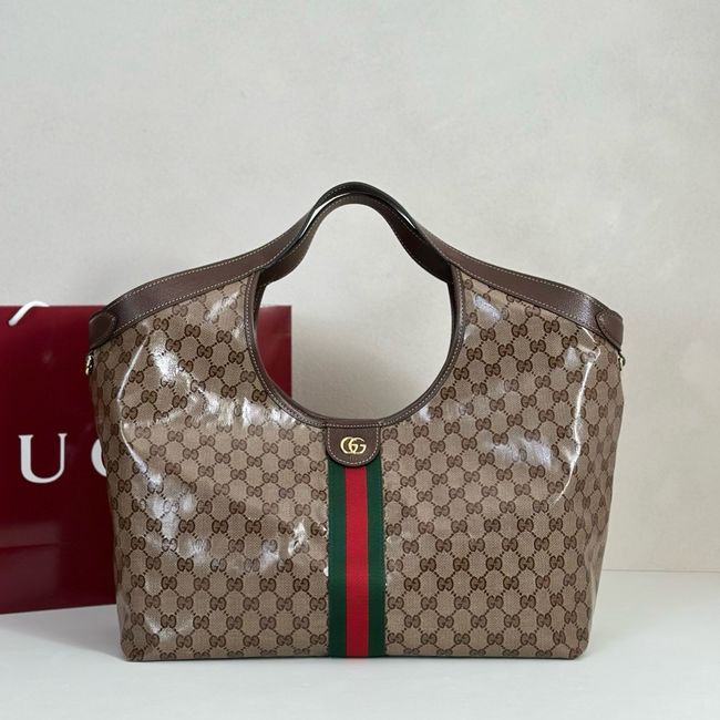 Gucci Giglio large tote bag 853971 brown GG canvas Gucci Giglio large tote bag 853971 brown GG canvas
