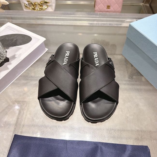 Prada Matelasse nappa leather flatform slides 64113-3 Prada Matelasse nappa leather flatform slides 64113-3