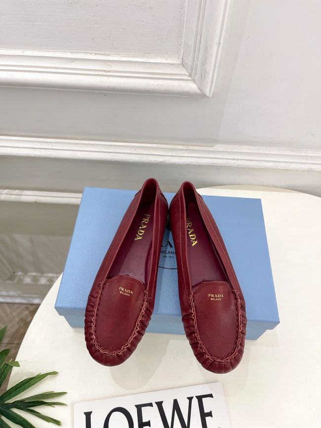 Prada Shuffle antiqued leather loafers 64173-3 Prada Shuffle antiqued leather loafers 64173-3
