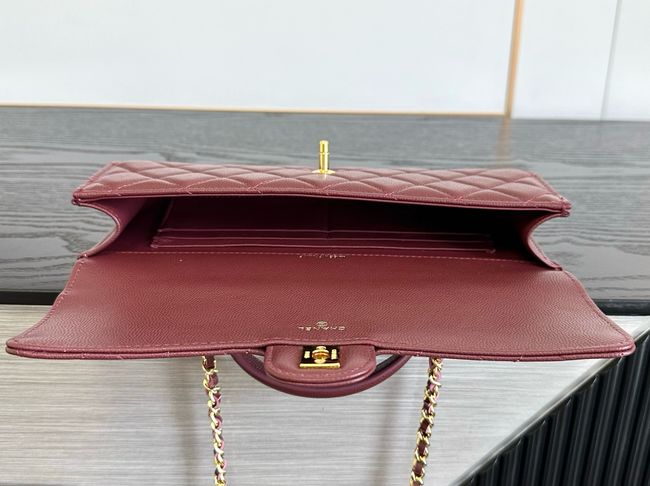 Chanel Clutch with chain AP5280 Burgundy Chanel Clutch with chain AP5280 Burgundy