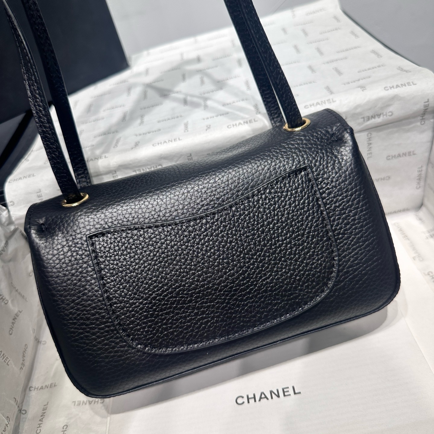 Chanel Mini Flap Bag AS6573 Black&dold Chanel Mini Flap Bag AS6573 Black&dold