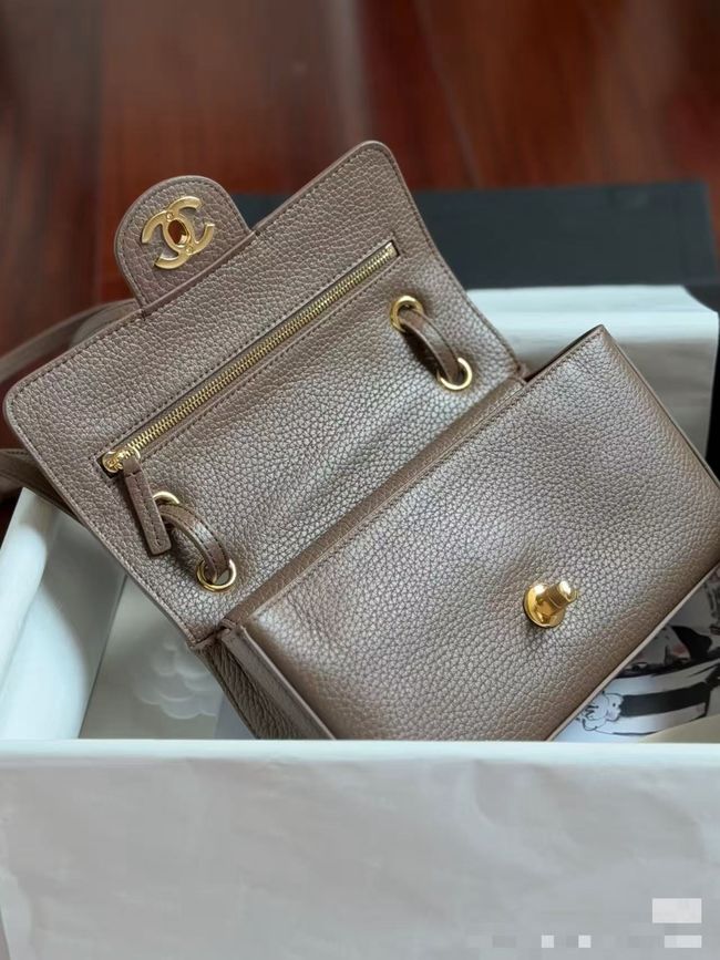 Chanel Mini Flap Bag AS6573 brown Chanel Mini Flap Bag AS6573 brown