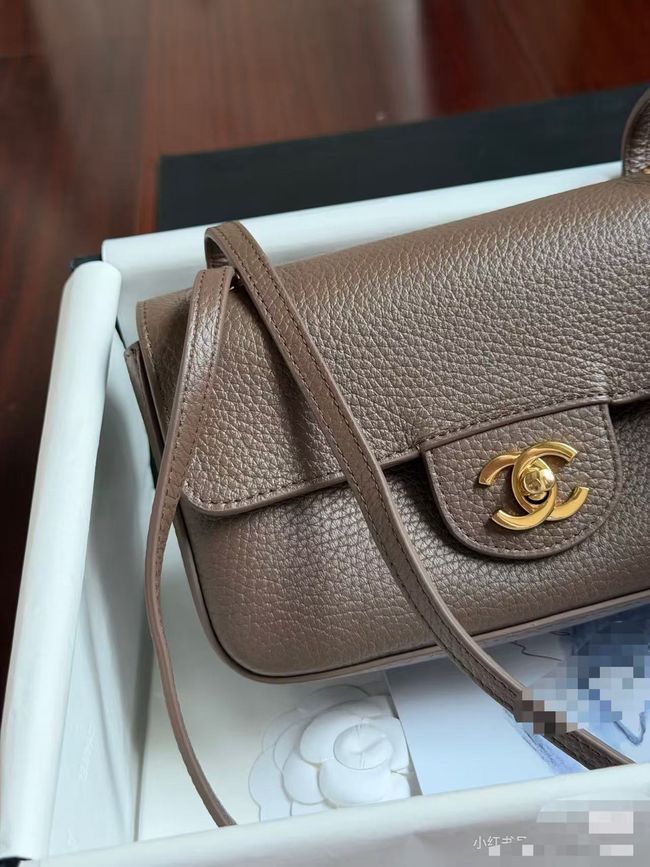 Chanel Mini Flap Bag AS6573 brown Chanel Mini Flap Bag AS6573 brown