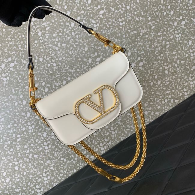 VALENTINO LOCO Small Shoulder Bag PYE4L2 WHITE