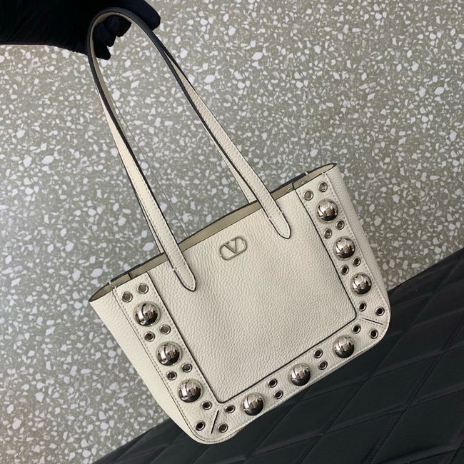 VALENTINO NELLCOTE small Calfskin Handbag WB0R78 White VALENTINO NELLCOTE small Calfskin Handbag WB0R78 White