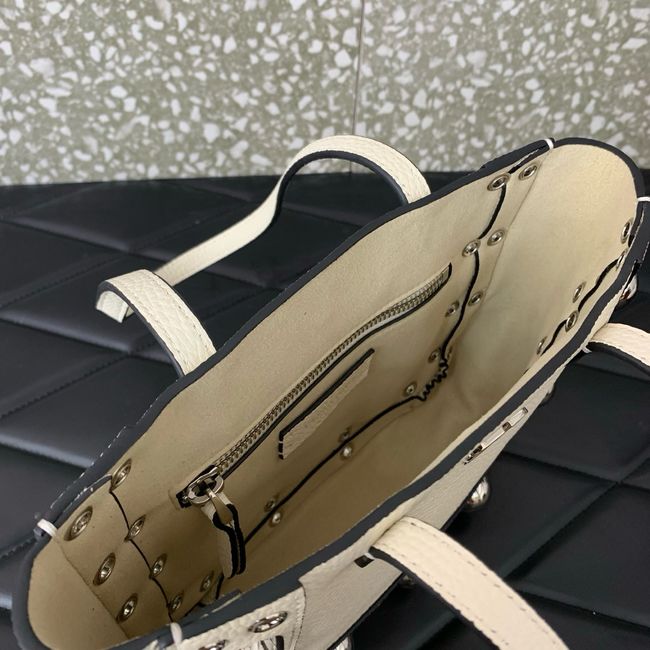 VALENTINO NELLCOTE small Calfskin Handbag WB0R78 White VALENTINO NELLCOTE small Calfskin Handbag WB0R78 White