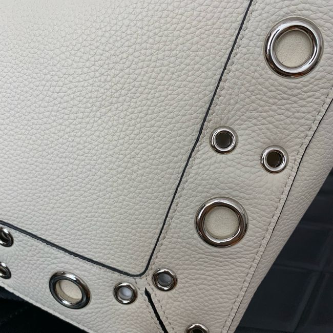 VALENTINO NELLCOTE Medium Calfskin Handbag WB0R79 WHITE VALENTINO NELLCOTE Medium Calfskin Handbag WB0R79 WHITE