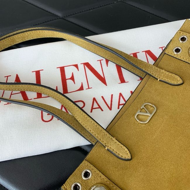 VALENTINO NELLCOTE small suede Handbag WB0R78 brown