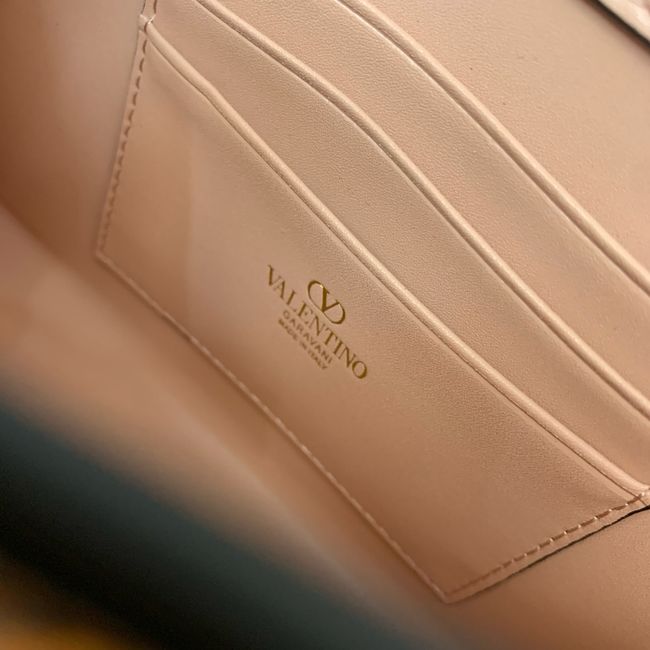 VALENTINO ROCKSTUD Small Calfskin Handbag VA088 Champagne