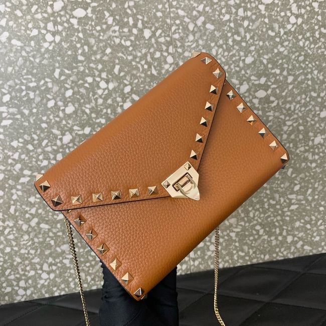VALENTINO ROCKSTUD Small Calfskin Handbag VA088 camel VALENTINO ROCKSTUD Small Calfskin Handbag VA088 camel