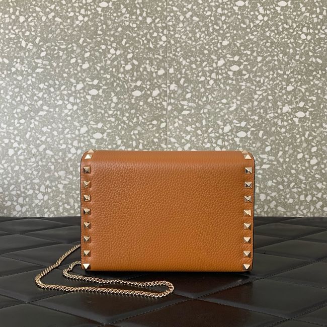 VALENTINO ROCKSTUD Small Calfskin Handbag VA088 camel VALENTINO ROCKSTUD Small Calfskin Handbag VA088 camel