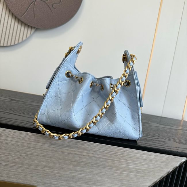 CHANEL 25 Mini Handbag AS5631 sky blue CHANEL 25 Mini Handbag AS5631 sky blue