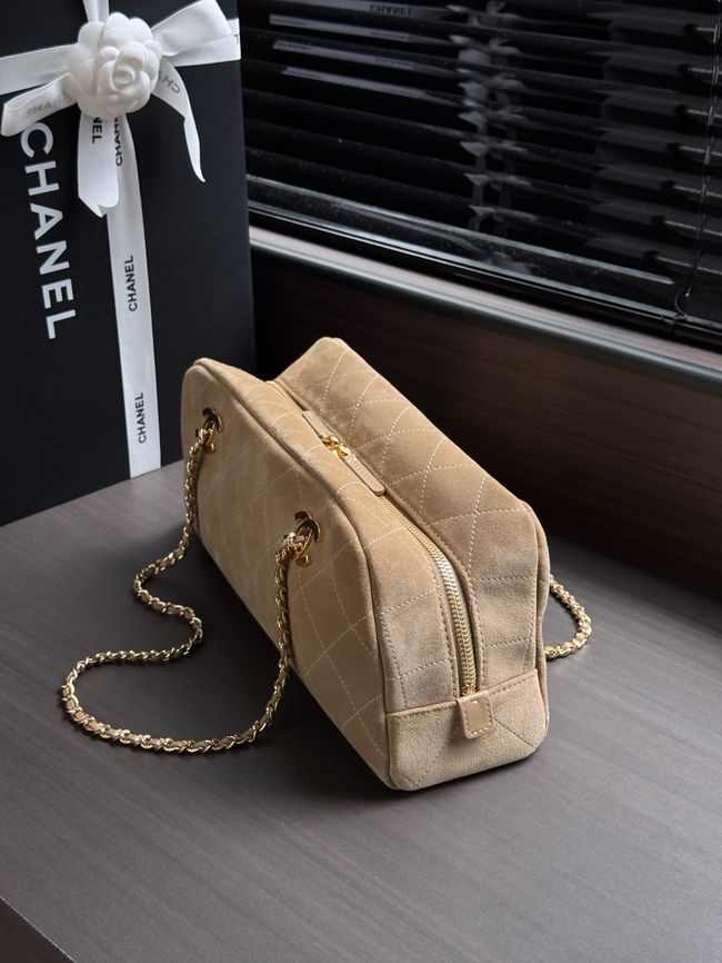 CHANEL Medium Flapbag AS6406 Dark Beige CHANEL Medium Flapbag AS6406 Dark Beige
