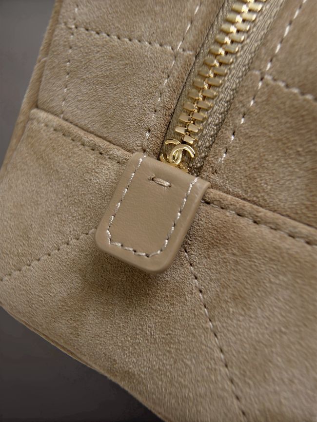CHANEL Medium Flapbag AS6406 Dark Beige CHANEL Medium Flapbag AS6406 Dark Beige